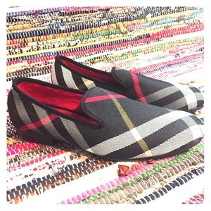 Never Worn Piergitar Plaid Men’s Loafers